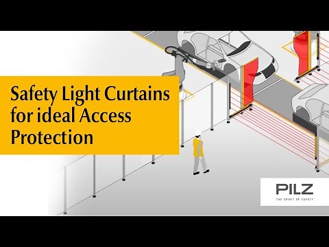 Safety light curtains for ideal access protection | Pilz