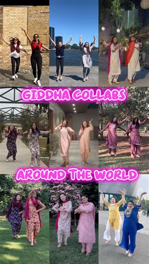 Sus on Instagram: "It’s been so much fun dancing with many talented Giddha dancers around the world! Thank you to all who took the time to dance with me. Looking forward to many more! 😍"