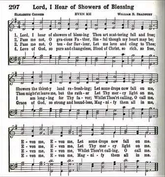 Lord, I Hear of Showers of Blessing (Even Me)