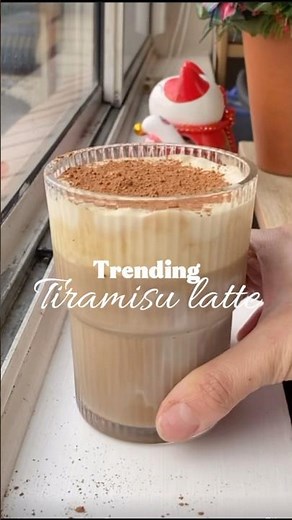 Viral Tiramisu latte #viral #reels #trending #coffee #recipe #viralvideo #shorts #morning #tiramisu