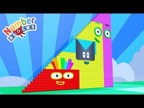 Numberblocks Step Squad 49 x 49 - The Amazing Step Squad Numberblocks Number pattern