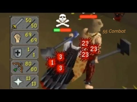 50 Attack Pure Pking with Gmaul Obby Maul Combo | 55 Combat | OSRS PKING
