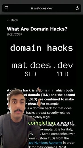 More examples of domain hacking