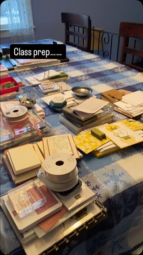 Four fun Cardmaking classes in the last 3 days! Whew! That’s a LOT of cards!!! #cardmaking #stampinup #papercrafting #cardclass | Stampin' with Brenda