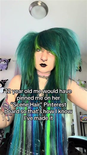 Just a thought xD #emo #scene #scenegirl #emogirl #scenehair