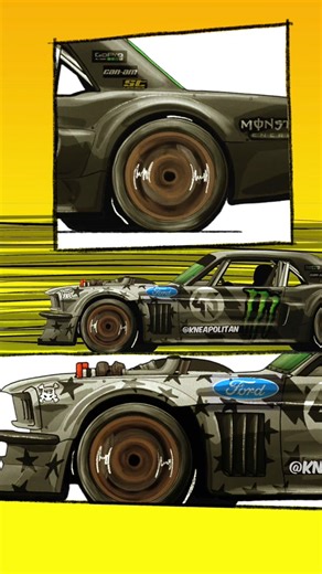 Innovative Mustang Transformation by Ken Block and Team