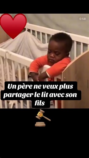 #Un père prend la décision de ne plus partager le lit avec son fils