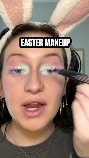37K views · 194 reactions | Easter Makeup Challenge!!  I ONLY HAVE 20 mins left before i gotta go! #eastermakeup #easter #easterbunny #makeuptutorial #makeup #makeupchallenge #viral #viralreels | Literally Lizzi | Facebook