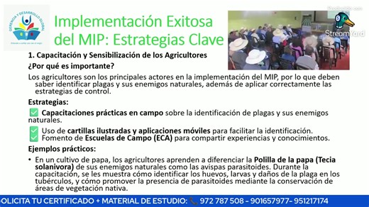 𝐂𝐔𝐑𝐒𝐎 𝐃𝐄 𝐀𝐂𝐓𝐔𝐀𝐋𝐈𝐙𝐀𝐂𝐈𝐎́𝐍: MANEJO INTEGRADO DE PLAGAS (MIP) Y CONTROL BIOLÓGICO EN FRUTALES Y HORTALIZAS 𝐒𝐨𝐥𝐢𝐜𝐢𝐭𝐚 𝐓𝐮 𝐂𝐞𝐫𝐭𝐢𝐟𝐢𝐜𝐚𝐝𝐨 𝐦𝐚𝐬 𝐌𝐚𝐭𝐞𝐫𝐢𝐚𝐥 𝐝𝐞 𝐄𝐬𝐭𝐮𝐝𝐢𝐨 𝐲 𝐂𝐥𝐚𝐬𝐞 𝐆𝐫𝐚𝐛𝐚𝐝𝐚: https://wa.link/rg9qwg 901657977 | Gerencia Y Desarrollo Global