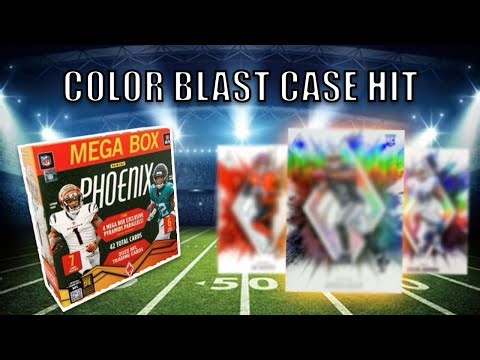 COLOR BLAST CASE HIT 😳🔥 | INSANE NFL Mega Box Pull