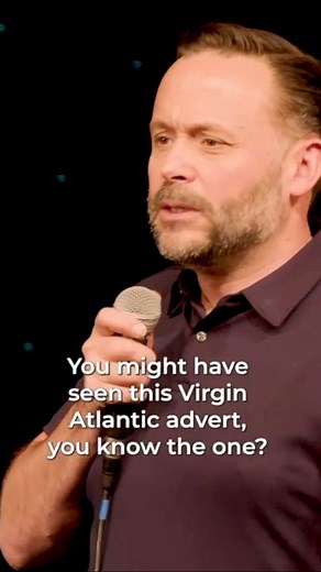 That Virgin Atlantic advert (from my BASIC BLOKE special on NextUp Comedy) #funny #standup #ukcomedy | Geoff Norcott