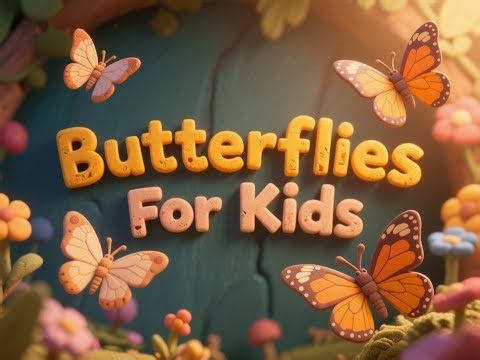 Butterflies For Kids | Butterfly Facts For Kids | Butterfly Life Cycle | Kids Love Butterflies