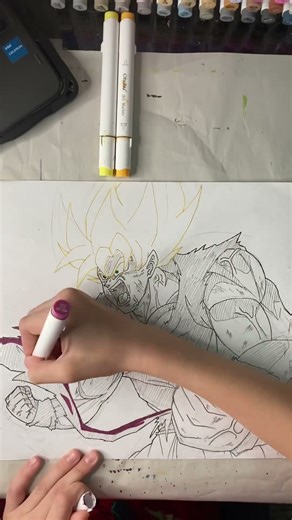 Ssj Goku #drawing #animeart #art #animedrawing #anime #goku #ssj #nameksaga #dbs #dragonballsuper