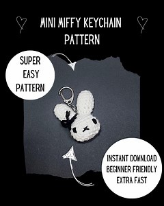 Mini Crochet Keychain PDF Pattern Bundle - Etsy UK