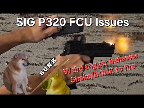 Problematic SIG P320 Pt. 1: FCU analysis, major trigger issues and "Shake Awake" feature