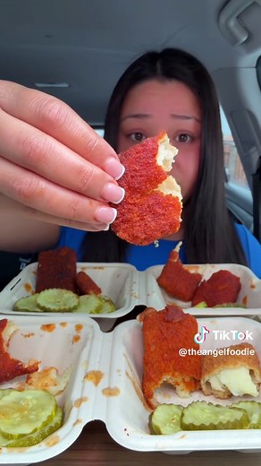 Testing All Spice Levels of Dave's Hot Chicken Mozzarella Sticks