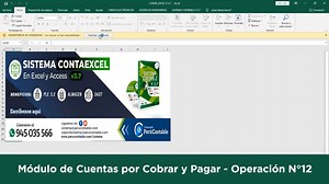 📌 Videotutorial del Registro de Asientos de Cancelación. En este video explicaremos sobre el registro de Asientos de cancelación de una Nota de Débito de compras, cancelación de Facturas de compra y venta utilizando el módulo de Cuentas por cobrar y pagar,. Dentro de este módulo podemos hacer la búsqueda por mes, proveedor o cliente y por número de CUO. #sistemacontaexcel =========================== 𝗦𝗜𝗦𝗧𝗘𝗠𝗔 𝗖𝗢𝗡𝗧𝗔𝗘𝗫𝗖𝗘𝗟 𝗩𝟯.𝟴 - 𝗣𝗟𝗘 𝟱.𝟮.𝟬.𝟯 - 𝗠𝘂𝗹𝘁𝗶𝗲𝗺𝗽𝗿𝗲𝘀𝗮 𝗶𝗹