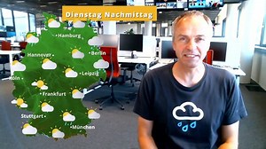 Kraftvolle Gewitter und Regenschauer - Das Wetter in 60 Sekunden
