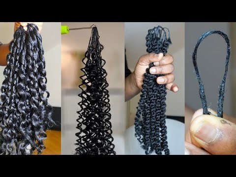 DIY Viral Feather Crochet Braids from Scratch at Home | No Special Tools Needed