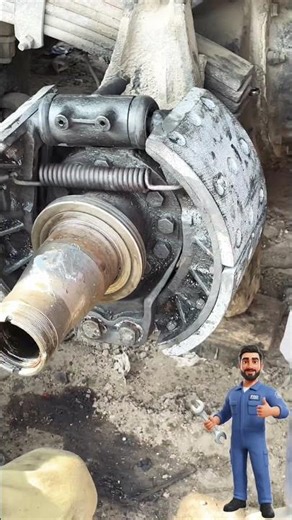 Amazing process of brake spring fitting #automobile #shorts