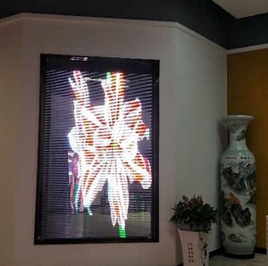 [Hot Item] New Design Low Consumption Indoor Transparent Glass LED Display Wall High Brightness