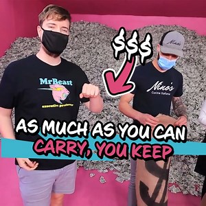 913K views · 9.8K reactions | Keep All The Cash You Can Lift!! | MrBeast | Facebook