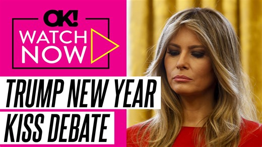 Did Donald and Melania Trump kiss on the lips to celebrate the new year? Couple's 'awkward' moment sparks debate: Watch