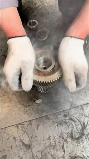 Ah too hot to handle the shaft for ZLYJ135 gearbox! #gearbox #reducer #drive #transmission #extruder