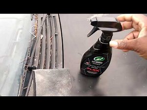 turtle wax graphene flex wax use as a glass treatment