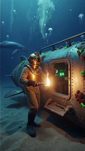 Let's drive inside the sea #sea ⛵#water #memes