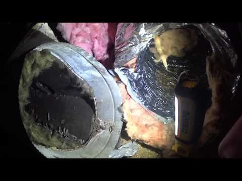 HVAC Installation: Replacing Damaged Flex Duct