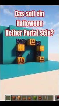 How to build a spooky Halloween portal in Minecraft! #minecraft #minecrafttutorial