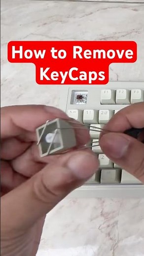 How to Remove KeyCaps using a Key Puller #keyboard #gamer #gamekeyboard