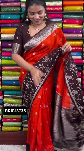 Vaidehi Silk Meenakari Border And Butti Saree I Wholesale Shop I‪@Rkcollectionssarees‬