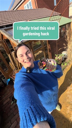 Testing a Viral Gardening Hack: Mini Greenhouse Idea