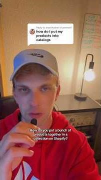 How to create product catalogs/collections on Shopify #makemoneyonline #shopifysmallbusiness