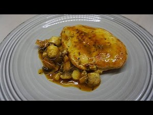 Φιλέτο κοτόπουλο με λεμονάτη σάλτσα - Chicken fillet in lemon sauce | Greek Cooking by Katerina