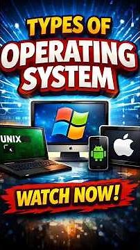 Operating System Types Explained Quickly 💻