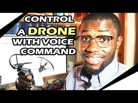 Control a TELLO DRONE with voice command using AI and computer vision