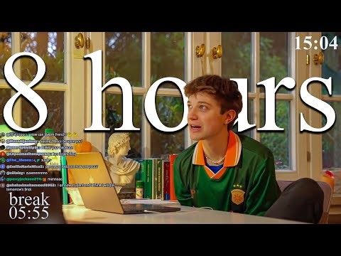 LIVE | 8-HOUR study with me 📚⛈️ rain sounds & pomodoro timer 60 & 10