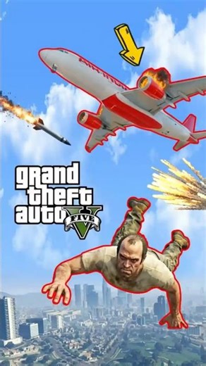travor broke into a cargo plane with a crop duster in gta 5