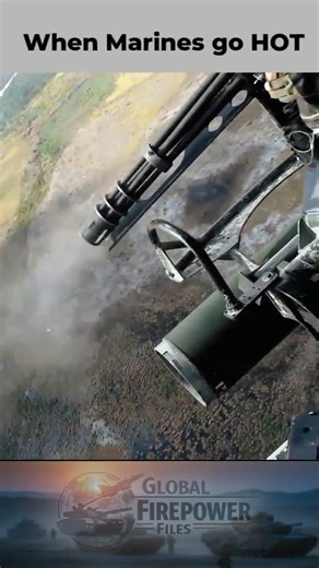 Skyborne Firepower! U.S. Marines Conduct INTENSE Live-Fire Drill ⚔️#military #army #shorts