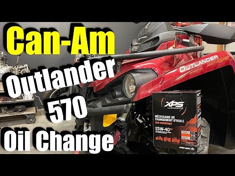Can-Am Outlander 570 Oil Change and Basic Service / MAX'S MOTO SHOP
