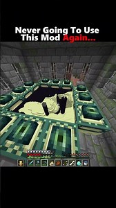 Never Going To Use This Mod Again...#minecraft