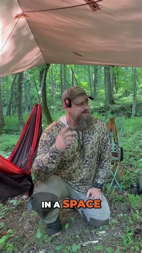 Hammock Low, Tarp High⛺The Best Way to Hammock Camp
