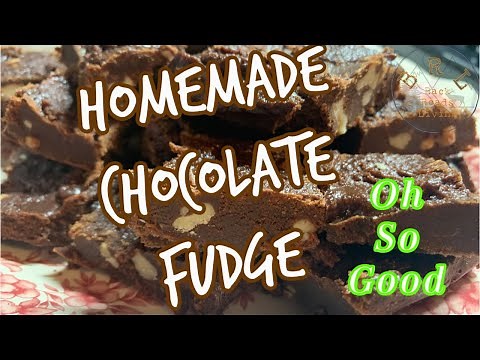 Homemade Chocolate Fudge Using Cocoa Powder
