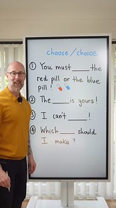 21K views · 679 reactions | choose & choice #studyenglish #learnenglish #english #speakenglish #angielski #ingles #inglés #inglês #anglais #inglese #hablainglés #grammar #quiz #英語を習う #영어회화 | The Grammar Goat | Facebook