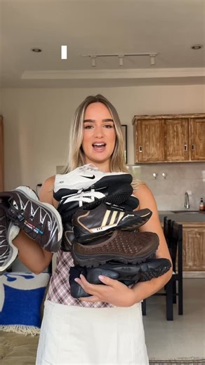 trina thomas on Instagram: "my ugly shoe collection featuring: nike air rift / merrel moab slides / salomon xt6 back coffee / t90s light orewood / adidas goodyear adi racer / onitsuka tiger mexico 66 @salomon @nike @adidas @onitsukatigerofficial @onitsukatigereurope @merrell @merrelleu @salomonsportstyle #OOTD #trendingshoes #fashiontiktok #shoecollection #salomonxt6"