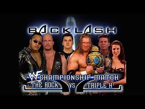 Story of Triple H vs. The Rock | Backlash 2000