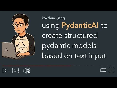 PydanticAI fundamentals outputting structured pydantic model